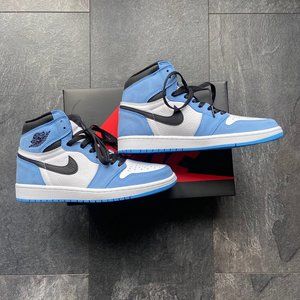 Nike Air Jordan 1 High White Black University Bl